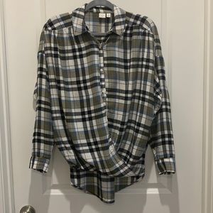 Plaid Dress Flannel Shirt
